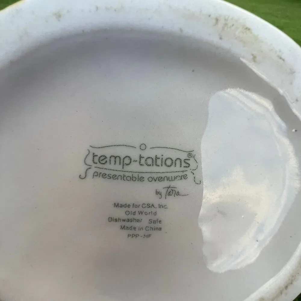 Temptations By Tara Old World Yellow Chicken Canister Farmhouse